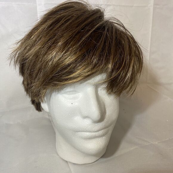 Wig by ESTETICA Caramel Kiss Golden Brown Caramelkiss Stretch Short Hair Cut - Picture 1 of 11